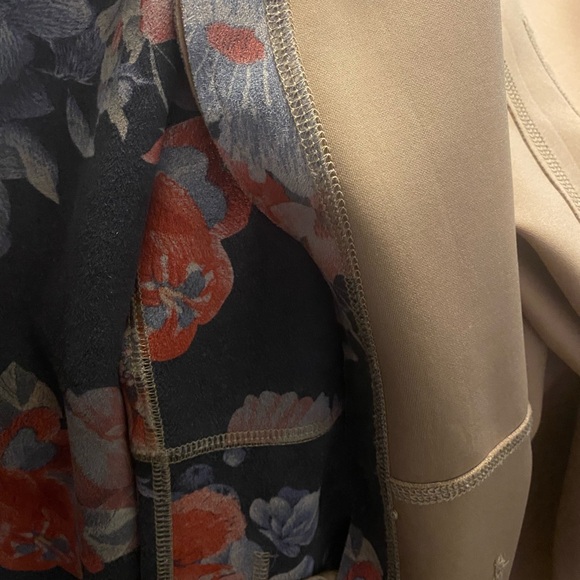 Anthropologie Solitaire Vegan Suede Duster Kimono Size L Bohemian Floral Boho - Picture 6 of 8